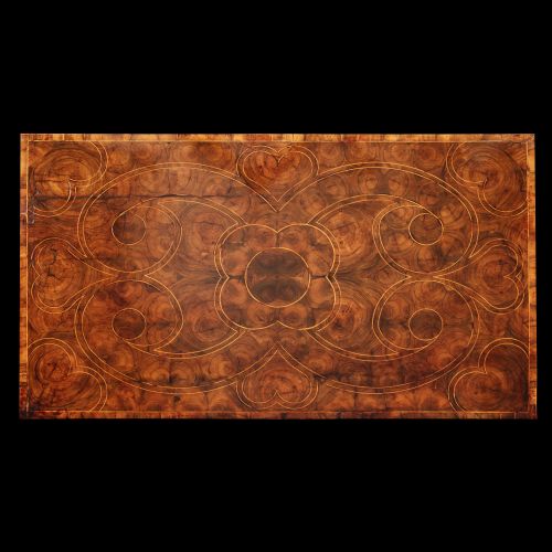 17THCENTURY WILLIAM AND MARY OLIVE OYSTER CHEST OF DRAWERS ON STAND - ADDITIONAL PHOTO 2
