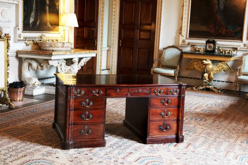 george iii mahogany partners desk - CATEGORY: ANTIQUE DESKS - DATED GEORGIAN