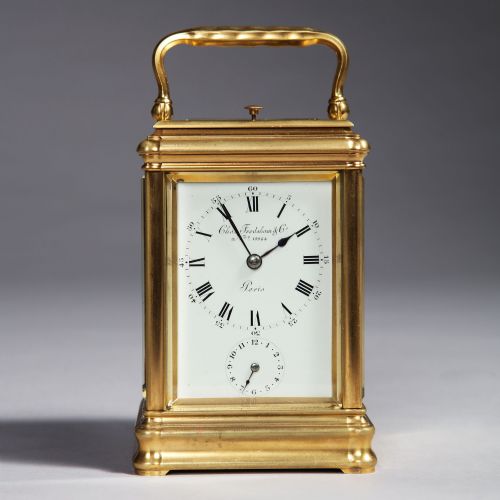 19thcentury carriage clock signed charles frodsham london - CATEGORY: ANTIQUE CLOCKS - DATED 19TH CENTURY