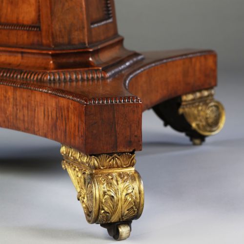 GEORGE III ROSEWOOD DRUM TABLE - ADDITIONAL PHOTO 1