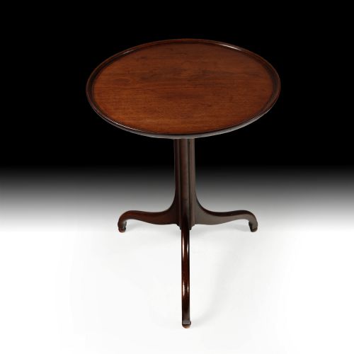 A GEORGE III MAHOGANY TRAY TOP TABLE - ADDITIONAL PHOTO 1