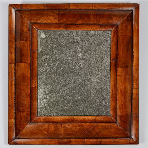 18th century william and mary walnut cushion mirror circa 1690 england - CATEGORY: ANTIQUE MIRRORS - DATED 18TH CENTURY