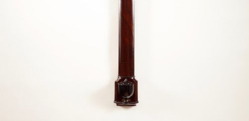 GEORGE III MAHOGANY STICK BAROMETER BY NOTED LONDON MAKERS - ADDITIONAL PHOTO 1