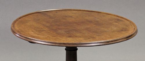 GEORGE III MAHOGANY GUN BARREL TRAY TOP TRIPOD TABLE CIRCA 17701790 - ADDITIONAL PHOTO 2