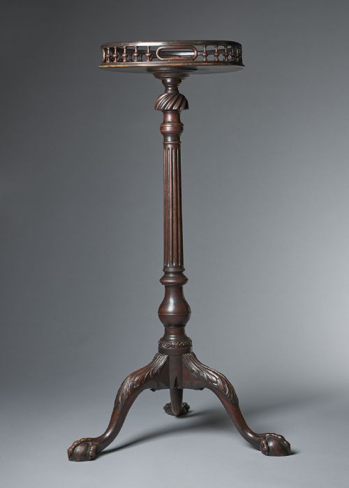 GEORGE II 18TH CENTURY MAHOGANY TORCHIERE - ADDITIONAL PHOTO 2