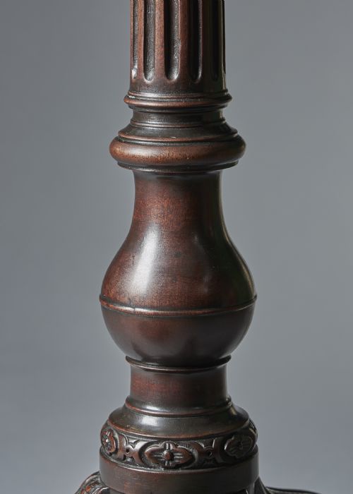 GEORGE II 18TH CENTURY MAHOGANY TORCHIERE - ADDITIONAL PHOTO 3
