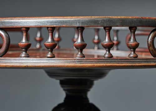 GEORGE II 18TH CENTURY MAHOGANY TORCHIERE - ADDITIONAL PHOTO 5