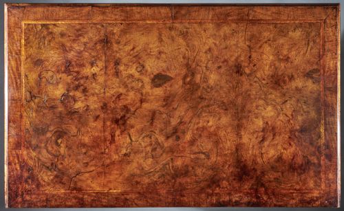 QUEEN ANNE 17021714 BURR AND HIGHLY FIGURED WALNUT KNEEHOLE DESK - ADDITIONAL PHOTO 4