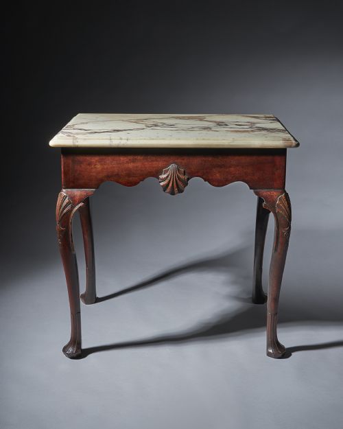a delightful mid 18th century irish mahogany console table of small proportions 29 circa 17501760 - CATEGORY: ANTIQUE TABLES - DATED GEORGIAN