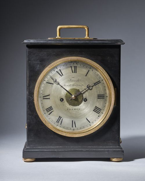 A UNIQUE EARLY 19TH CENTURY TRAVELLING CLOCK SIGNED FRENCH ROYAL EXCHANGE LONDON - ADDITIONAL PHOTO 5