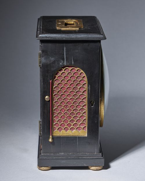 A UNIQUE EARLY 19TH CENTURY TRAVELLING CLOCK SIGNED FRENCH ROYAL EXCHANGE LONDON - ADDITIONAL PHOTO 7