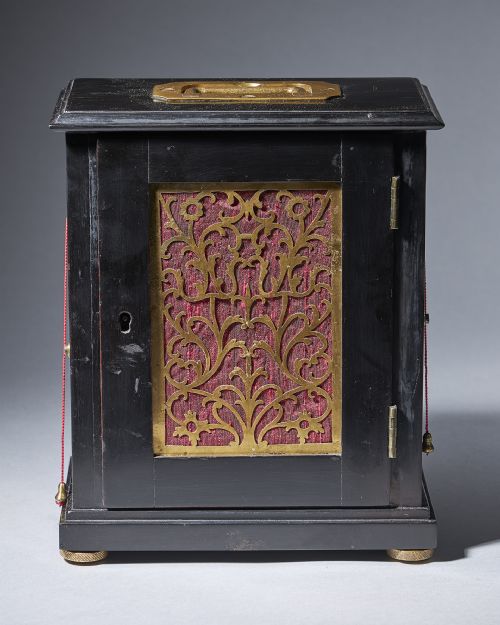 A UNIQUE EARLY 19TH CENTURY TRAVELLING CLOCK SIGNED FRENCH ROYAL EXCHANGE LONDON - ADDITIONAL PHOTO 8