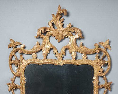 A FINE 18TH CENTURY GEORGIAN CHIPPENDALE GILTWOOD ROCOCO MIRRORCIRCA 1760 - ADDITIONAL PHOTO 3