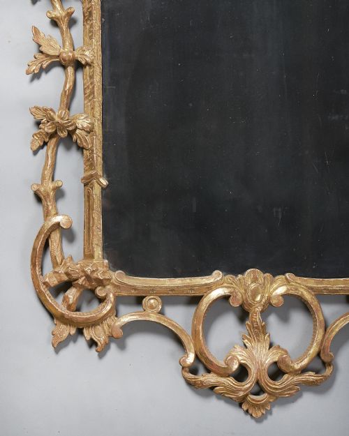 A FINE 18TH CENTURY GEORGIAN CHIPPENDALE GILTWOOD ROCOCO MIRRORCIRCA 1760 - ADDITIONAL PHOTO 5