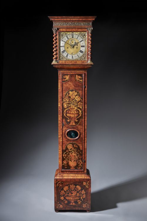 important charles ii 17th century princes wood and marquetry longcase clock - CATEGORY: ANTIQUE CLOCKS - DATED 17TH CENTURY
