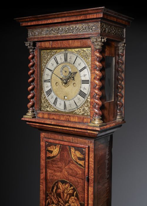 IMPORTANT CHARLES II 17TH CENTURY PRINCES WOOD AND MARQUETRY LONGCASE CLOCK - ADDITIONAL PHOTO 5