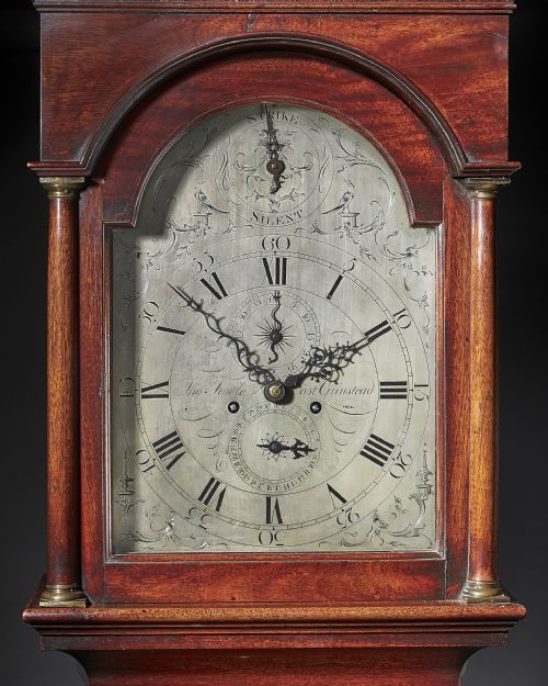 A FINE 18TH CENTURY GEORGE III PERIOD MAHOGANY LONGCASE CLOCK OF EXCELLENT COLOUR PATINATION AND PROPORTIONS CIRCA 17801790 - ADDITIONAL PHOTO 2
