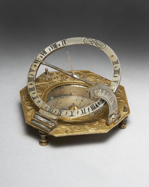 18TH CENTURY GERMAN EQUINOCTIAL POCKET SUNDIAL AND COMPASS BY LUDWIG THEODOR - ADDITIONAL PHOTO 3