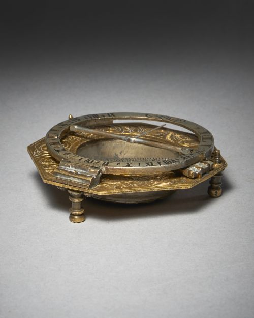 18TH CENTURY GERMAN EQUINOCTIAL POCKET SUNDIAL AND COMPASS BY LUDWIG THEODOR - ADDITIONAL PHOTO 5
