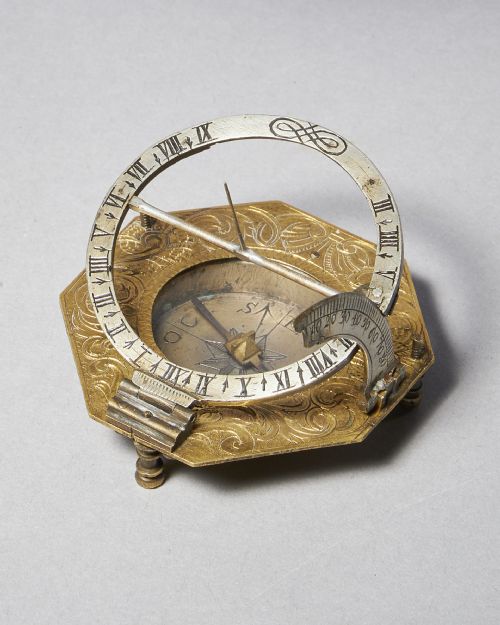 18TH CENTURY GERMAN EQUINOCTIAL POCKET SUNDIAL AND COMPASS BY LUDWIG THEODOR - ADDITIONAL PHOTO 6