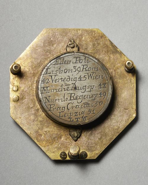 18TH CENTURY GERMAN EQUINOCTIAL POCKET SUNDIAL AND COMPASS BY LUDWIG THEODOR - ADDITIONAL PHOTO 8