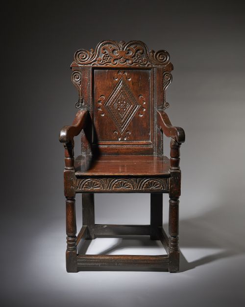 17th century carved oak wainscot chair the yorkshire chair - CATEGORY: ANTIQUE CHAIRS - DATED BEFORE 1700