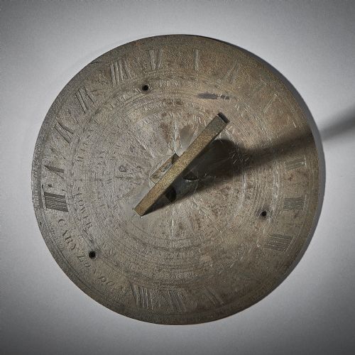 EARLY 19TH CENTURY ENGLISH BRONZE HORIZONTAL SUNDIAL BY CARY OF LONDON - ADDITIONAL PHOTO 1