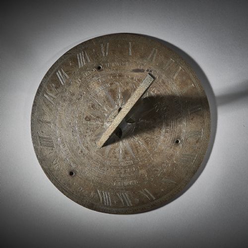 EARLY 19TH CENTURY ENGLISH BRONZE HORIZONTAL SUNDIAL BY CARY OF LONDON - ADDITIONAL PHOTO 2