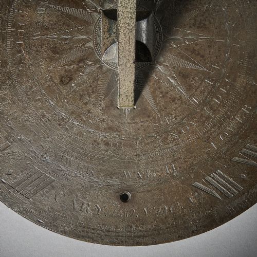 EARLY 19TH CENTURY ENGLISH BRONZE HORIZONTAL SUNDIAL BY CARY OF LONDON - ADDITIONAL PHOTO 5