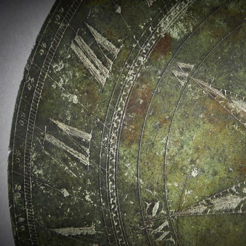 RARE 19TH CENTURY BRONZE HORIZONTAL SUNDIAL BY WATKINS HILL LONDON - ADDITIONAL PHOTO 4