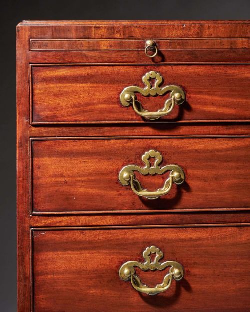 18TH CENTURY GEORGE II MAHOGANY CADDYTOPPED CHEST BY GILES GRENDEY C17301740 - ADDITIONAL PHOTO 4