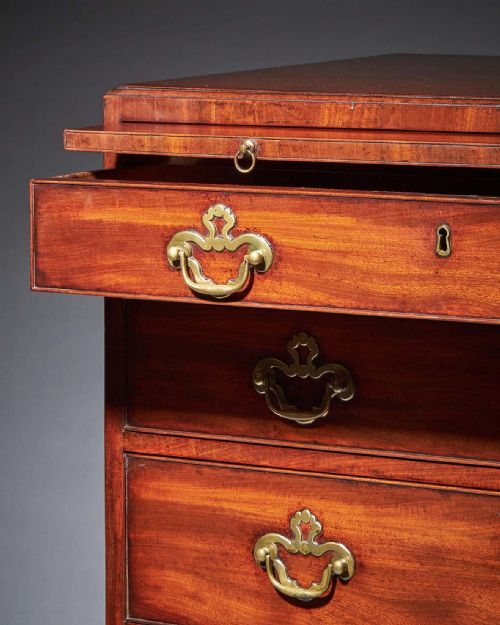 18TH CENTURY GEORGE II MAHOGANY CADDYTOPPED CHEST BY GILES GRENDEY C17301740 - ADDITIONAL PHOTO 7