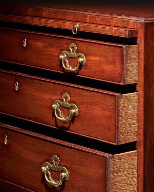 18TH CENTURY GEORGE II MAHOGANY CADDYTOPPED CHEST BY GILES GRENDEY C17301740 - ADDITIONAL PHOTO 8