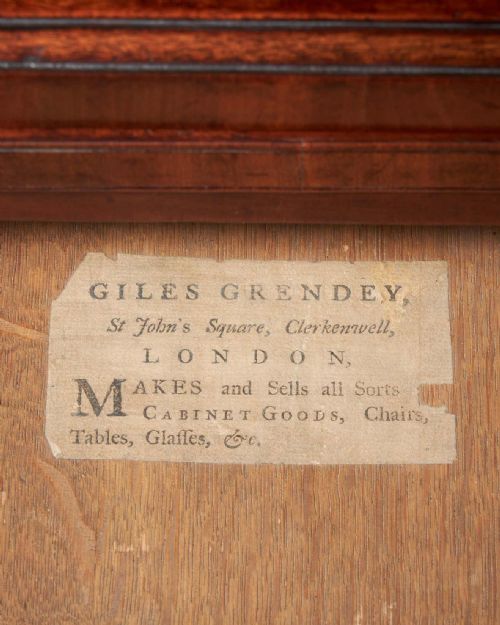 18TH CENTURY GEORGE II MAHOGANY CADDYTOPPED CHEST BY GILES GRENDEY C17301740 - ADDITIONAL PHOTO 10