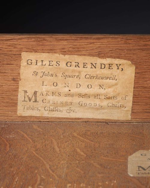 18TH CENTURY GEORGE II MAHOGANY CADDYTOPPED CHEST BY GILES GRENDEY C17301740 - ADDITIONAL PHOTO 11