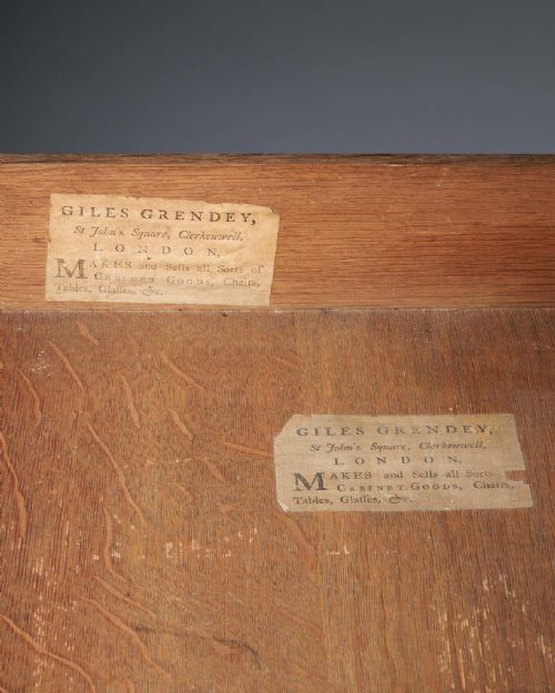 18TH CENTURY GEORGE II MAHOGANY CADDYTOPPED CHEST BY GILES GRENDEY C17301740 - ADDITIONAL PHOTO 12