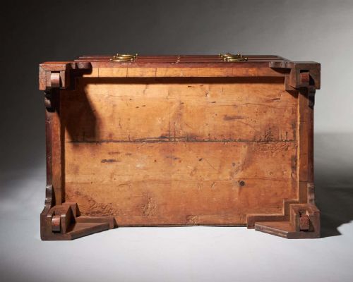 18TH CENTURY GEORGE II MAHOGANY CADDYTOPPED CHEST BY GILES GRENDEY C17301740 - ADDITIONAL PHOTO 14