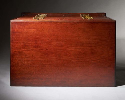 18TH CENTURY GEORGE II MAHOGANY CADDYTOPPED CHEST BY GILES GRENDEY C17301740 - ADDITIONAL PHOTO 15