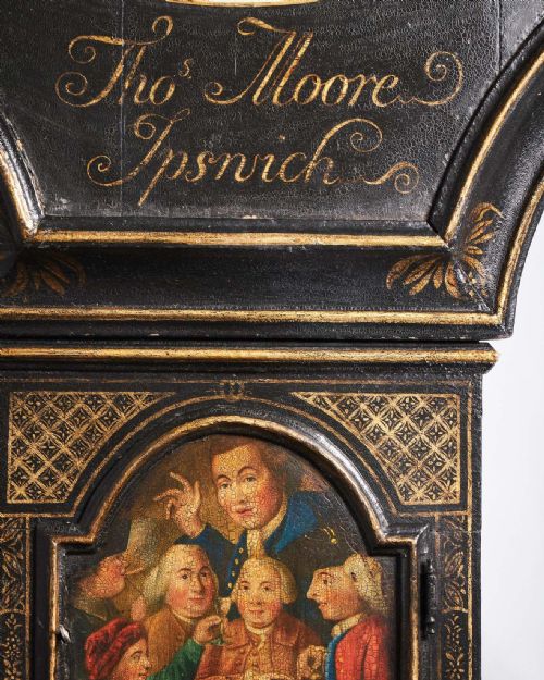 18TH CENTURY GEORGE II TAVERN OR ACT OF PARLIAMENT CLOCK CIRCA 1740 - ADDITIONAL PHOTO 2