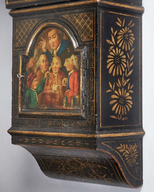 18TH CENTURY GEORGE II TAVERN OR ACT OF PARLIAMENT CLOCK CIRCA 1740 - ADDITIONAL PHOTO 4