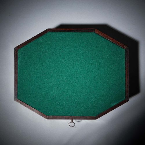 GEORGE IV REGENCY EXOTIC WOOD SPECIMEN PARQUETRY GAMES OR JEWELLERY BOX - ADDITIONAL PHOTO 4