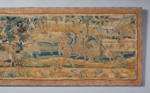 17TH CENTURY NORTH ITALIAN NEEDLEWORK TAPESTRY CIRCA 1680 - ADDITIONAL PHOTO 3
