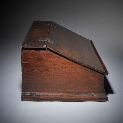 17TH CENTURY CHARLES II CARVED OAK WRITING BOX OR DESK BOX CIRCA 1660 ENGLAND - ADDITIONAL PHOTO 5