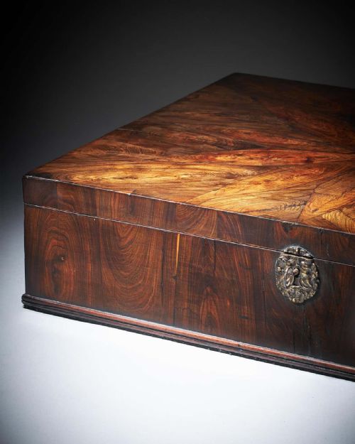 17TH CENTURY CHARLES II COCUSWOOD LACE BOX CIRCA 1660 ENGLAND - ADDITIONAL PHOTO 2