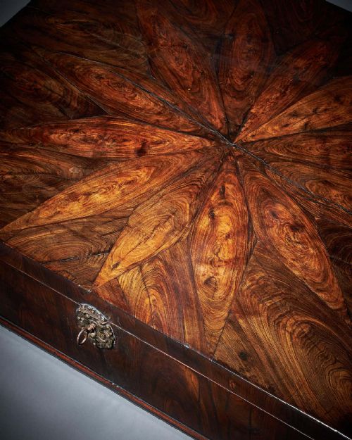 17TH CENTURY CHARLES II COCUSWOOD LACE BOX CIRCA 1660 ENGLAND - ADDITIONAL PHOTO 4