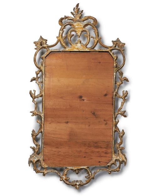 18TH C GEORGE III CHIPPENDALE CARVED GILTWOOD ROCOCO CHIPPENDALE MIRROR - ADDITIONAL PHOTO 6