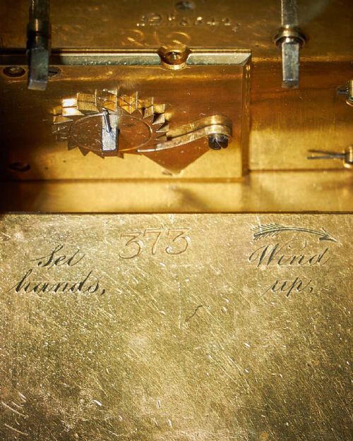 VERY RARE ENGLISH CARRIAGE CLOCK SIGNED BROCKBANK ATKINS LONDON - ADDITIONAL PHOTO 6