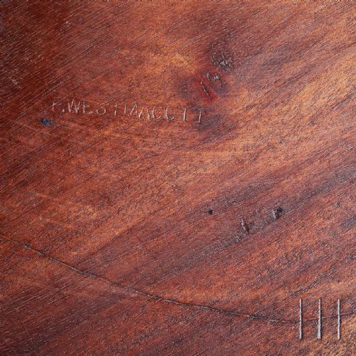 A FINE AND RARE WILLIAM IV ROSEWOOD REVOLVING LIBRARY BOOKCASE STAMPED P WESTMACOTT - ADDITIONAL PHOTO 9