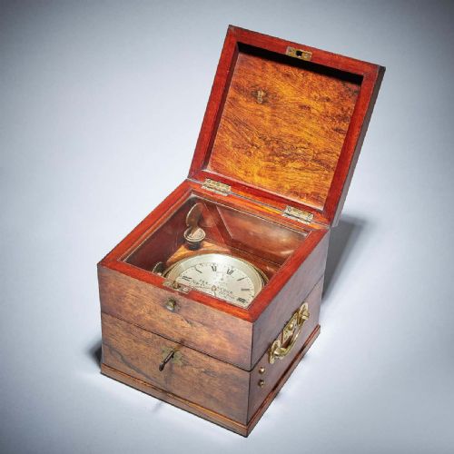 FINE AMERICAN TWO DAY MARINE CHRONOMETER SIGNED T S J D NEGUS NEW YORK - ADDITIONAL PHOTO 7