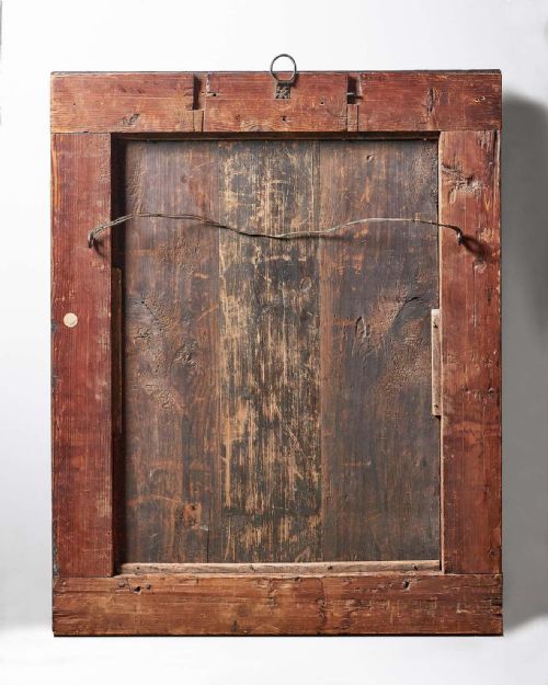 EXTREMELY LARGE WILLIAM AND MARY 17TH CENTURY OLIVE OYSTER CUSHION MIRROR C1690 - ADDITIONAL PHOTO 4